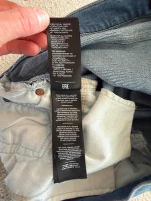 7 For All Mankind The Straight Women’s Jeans 33 Medium Wash Stretch Denim thumbnail 9