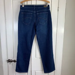 Lee Womens‎ Jeans Relaxed Fit Straight Leg Mid Rise Blue Denim Size 8 Short thumbnail 2