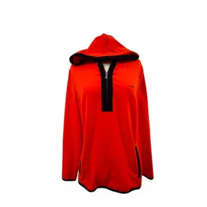 Ralph Lauren Orange Hoodie XL Quarter Zip Luxury Preppy Golf Resort Comfort thumbnail 2