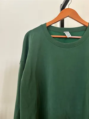 Zyia Solstice Sweatshirt Green‎ Crewneck Pullover Lounge Size XXL thumbnail 3