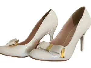 Andrea‎ Heels White Size 7 thumbnail 1