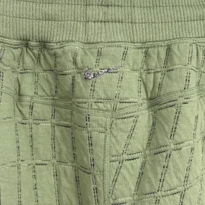 Nike Yoga Therma FIT Luxe Jogger Women 1X Reversible‎ Green Quilted Pants thumbnail 6