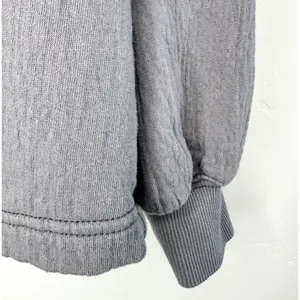 Aerie Easy Street Sweatshirt XS Gray Oversized Slouchy Tunic Tassel Coastal Boho thumbnail 9