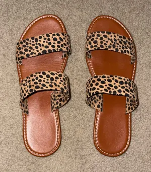 Cheetah Print Sandals Size 9 thumbnail 1
