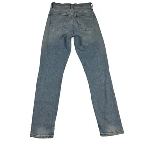 Agolde Nico High Rise Slim Jeans Button Fly Light Distressing Med Wash Size 25 thumbnail 8