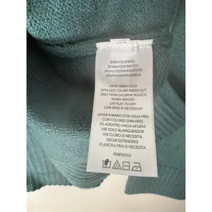 NWT DKNY Green Quarter Zip Turtleneck Sweater Women’s Size Large thumbnail 7