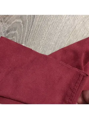 Free People Red Nightfall Vegan Suede High Rise Belted Pants Size 4 thumbnail 11