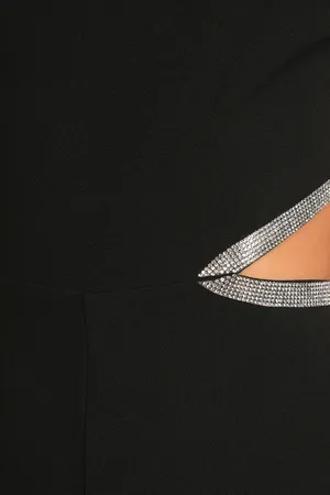 Lulus Black Jumpsuit With Cutouts thumbnail 5
