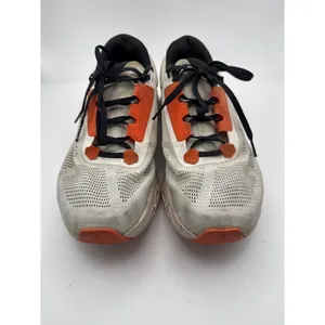 On Running Cloudmonster Undyed-White Flame Orange Sneakers Womens 11 61.99023 thumbnail 2