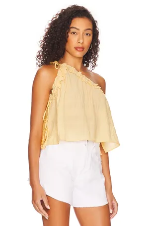 Lovers + Friends Tommy Top Lemon Yellow thumbnail 2