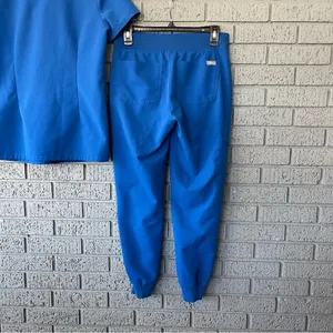 Figs Scrub Set Royal Blue Catarina Top Zamora Joggers Size XS thumbnail 10