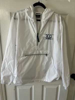 Charles River Apparel Rain Jacket Chi Omega thumbnail 1