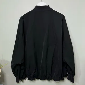 Lululemon Lightweight Bomber Jacket Cinch Hem Black Size XL NWT thumbnail 7