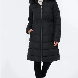 🆕 🌹🧥$495 Barbour Franchesca Winter Black Parka Jacket Puffer Coat UK 12 | US 8 thumbnail 13