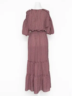 Max‎ Studio - London Printed Tiered Maxi Dress thumbnail 4