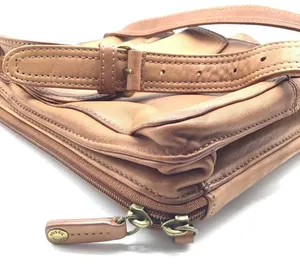 FOSSIL genuine brown leather crossbody bag ZB 8944 thumbnail 6