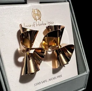 House of Harlow earring. Gold tone NWT thumbnail 3