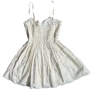 ZARA Corset Mini Dress Coquette Skater Bustier XS (0) 100% Cotton Cottagecore thumbnail 2