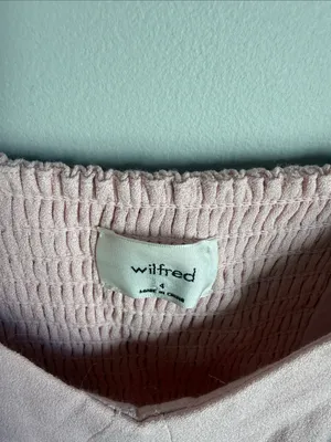 Aritzia Wilfred Novella Dress in Poetic Pink 4 thumbnail 9