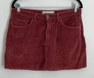 Reformation Abbey Corduroy Mini‎ Skirt size 10 thumbnail 1