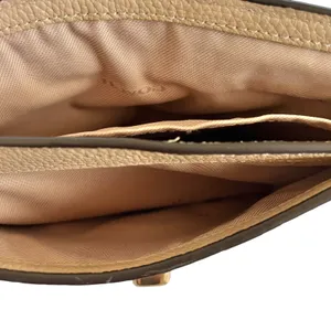 Coach Liv Turnlock Crossbody Pouch Bag In Nude Beige Pebbled Leather #F52896 thumbnail 6