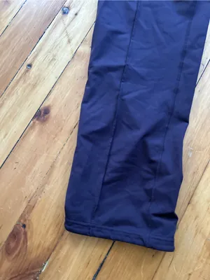 Lululemon women’s purple straight sweatpants 8 zip ankle thumbnail 2