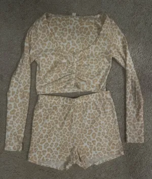 Colsie Target Pajama Set Leopard Print thumbnail 1