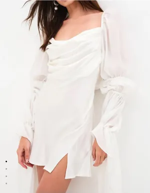 NWT for love and lemons white mini dress thumbnail 1