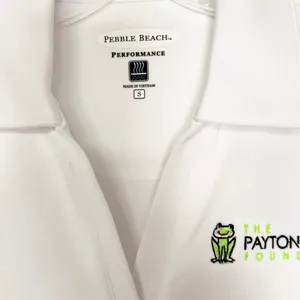 Pebble Beach White Company Logo Polo Short Sleeve Golf Top Womens Size Small thumbnail 3