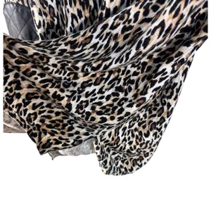 White‎ House Black Market Leopard Print Sweater XL Faux Leather Elbow Patches thumbnail 10