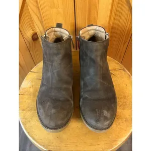 Franco Sarto Keegan Nimbus Grey LE Bootie Brown Flat 6.5 thumbnail 2