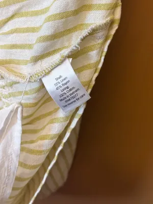 Sonoma Cotton Linen Blend Summer Dress Striped Adjustable Strap thumbnail 9