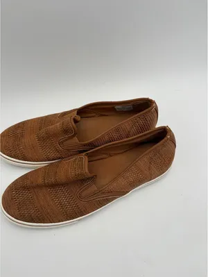 RLL Lauren Ralph Lauren Janis Woman’s 8 Brown Woven Slip-On Shoes thumbnail 5