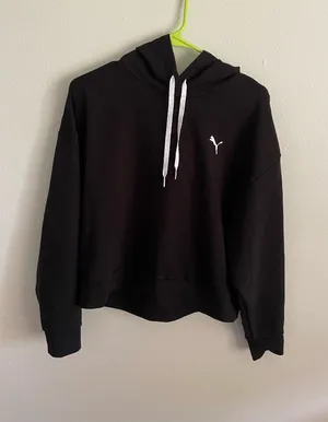 Puma Athletic Black Hoodie Size M thumbnail 1