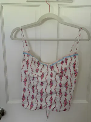 Edikted Floral Corset Going Out Top thumbnail 2
