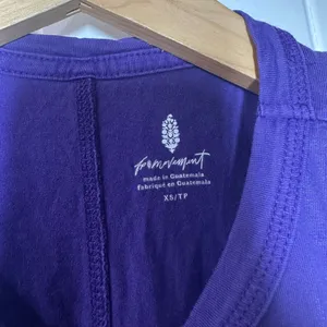 Free People Movement Inhale Cotton Tank Top Blue Violet thumbnail 6