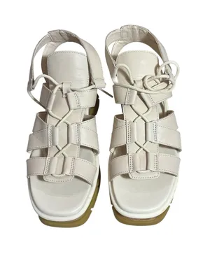 Sorel Cream Leather Joanie Sandals thumbnail 1