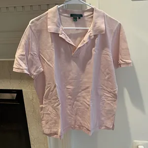Lauren Ralph Lauren size large, pale pink polo shirt thumbnail 1