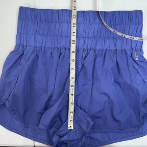 Free People Size L FP Movement The Way Home Shorts High Waist Lined Purple Logo‎ thumbnail 14