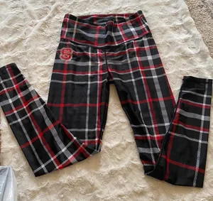 Arkansas Razorbacks ZooZatz Women's NC Plaid Leggings thumbnail 3