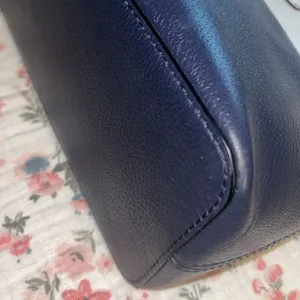 Kate Spade Navy and Cream Satchel with Structured Design thumbnail 10