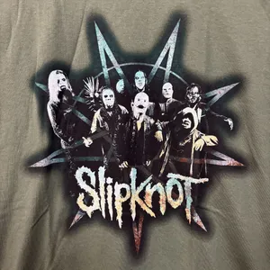Slipknot Group Star Crest Green T-Shirt XL thumbnail 2