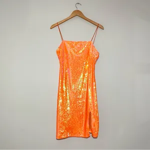 Motel Rocks Lucky Sequin Square-Neck Mini Dress thumbnail 2