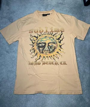 Yellow Sublime Band T-Shirt Small thumbnail 1