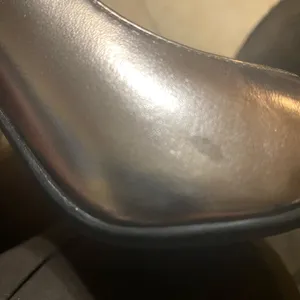 Marc Fisher Pewter and Silver Glitter Heels thumbnail 6