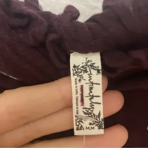 Intimately Free People On A Star Cropped Ruffle Hem Cami Size Medium Plum Purple thumbnail 5