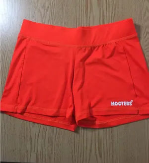 #6 New Women’s Hooters girl Uniform Shorts size medium thumbnail 1