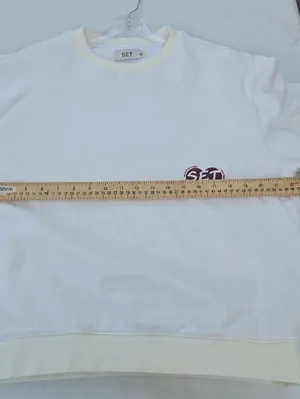 SET Active NYC Heart Graphic Crewneck Sweatshirt White Size S thumbnail 8