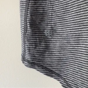 Lululemon Breezy Tank Divided Stripe Heathered Light Grey Heathered Dark Slate thumbnail 9