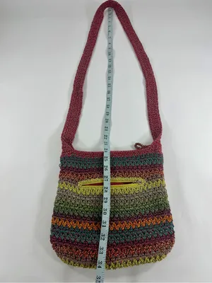 The Sak‎ Boho Festival Crochet Crossbody Bag Artisan Hippie Cottagecore Purse thumbnail 5